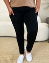 Wide Waistband Sports Leggings