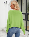 Eyelet Button Front Long Sleeve Cardigan