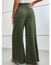 Wide Waistband Relax Fit Long Pants