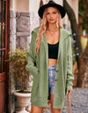 Dropped Shoulder Long Sleeve Cardigan