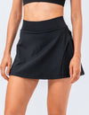 High Waist Pleated Active Skirt