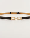 PU Skinny Belt