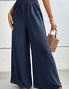 Wide Waistband Relax Fit Long Pants