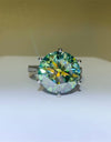 10 Carat Moissanite 925 Sterling Silver Ring