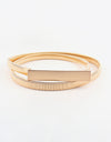Elastic Iron Skinny Belt