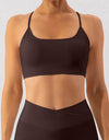 Spaghetti Strap Active Bra