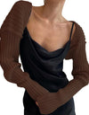 Long Sleeve Knit Bolero