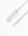 Knot Buckle Metal Belt