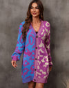 Leopard Button Down Longline Cardigan