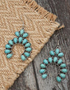 Artificial Turquoise Drop Earrings