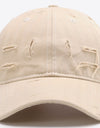 Distressed Adjustable Baseball Cap
