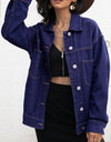 Buttoned Denim Jacket