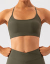 Spaghetti Strap Active Bra