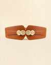 Alloy Buckle Elastic Belt