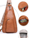 Adored Take A Trip PU Leather Sling Bag
