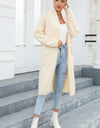 Open Front Pocketed Cardigan