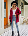 Long Sleeve Pocketed Cardigan