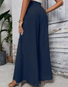 Tied High Waist Wide Leg Pants