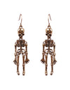 Skeleton Alloy Earrings