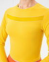 Round Neck Long Sleeve Active T-Shirt
