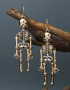 Skeleton Alloy Earrings