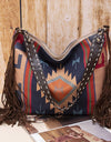 Geometric Canvas Tote Bag