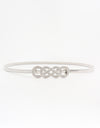Knot Buckle Metal Belt