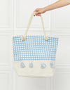 Justin Taylor Picnic Date Tassel Tote Bag