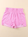 Leopard Elastic Waist Shorts