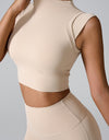 Mock Neck Active Tank