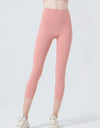 Wide Waistband Cropped Sports Leggings