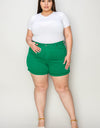 Judy Blue Full Size Tummy Control Garment Dyed Denim Shorts