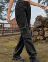 High Waist Cargo Jeans