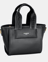 David Jones Small Handbag with Embossed Pattern Handles