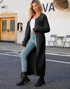Full Size Collared Open Front Duster Cardigan