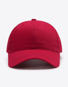 Plain Adjustable Cotton Baseball Cap