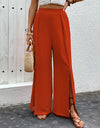 Slit Wide Leg Pants