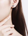 Moissanite Floral-Shaped Stud Earrings