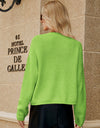 Dropped Shoulder Button Up Cardigan
