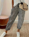 Striped Pants with Pockets