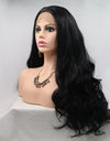 13*3" Lace Front Wigs Synthetic Long Wavy 24" 130% Density