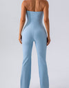 Sleeveless Straight Active Jumpsuit