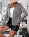 Open Front Long Sleeve Cardigan