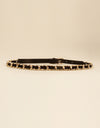PU Chain Skinny Belt