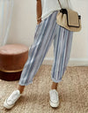 Striped Pants with Pockets