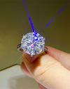 10 Carat Moissanite 925 Sterling Silver Ring