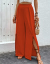 Slit Wide Leg Pants