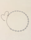 Rhinestone Decor Zinc Alloy Belt