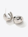 Stainless Steel C-Hoop Earrings