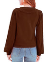 Collared Long Sleeve Button Down Cardigan
